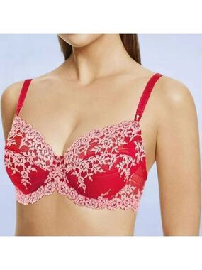 Wacoal Embrace Red Lace Bra - 34DDD